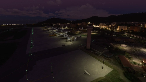 [WMKP] Penang International Airport Taxiway Cleanup and Night Lights Enhancement and Tower