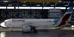 [A32NX] Airbus A320neo Eurowings D-AIZQ in 8k thumbnail 3
