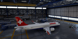 [A32NX] FlyByWire | Airbus A320neo Swissair HB-IJA in 8k Livery thumbnail 6