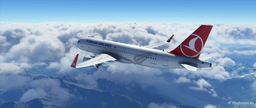 [A32NX] Turkish Airliners A320 Liveries 4K Textures, Detailed Livery for FlyByWire