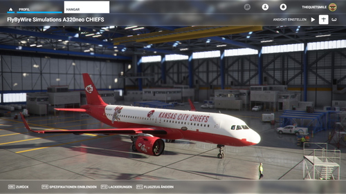 [A32NX] FlyByWire A320neo Kansas City Chiefs