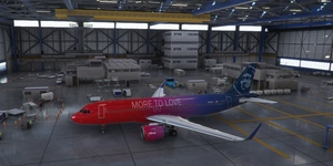 [A32NX] Airbus A320neo Alaska Airlines (More To Love) N926VA in 8k thumbnail 7