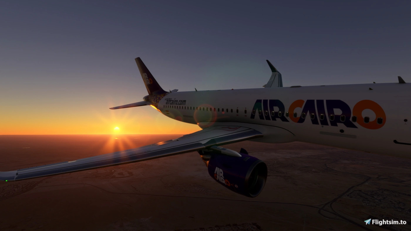 [A32NX] Air Cairo SU-BUK 8K Livery - Image 1