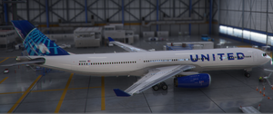 PMP Airbus A330-300 United new colors - fictional [4k] thumbnail 5