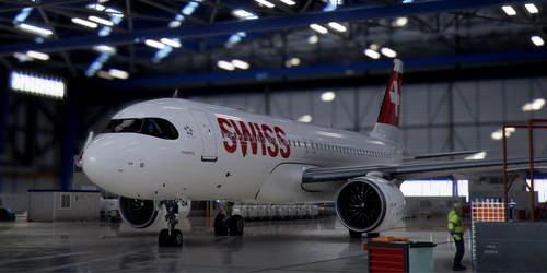 [A32NX] FlyByWire | Airbus A320neo SWISS HB-JDA / 8k
