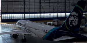 [A32NX] Airbus A320neo One World Alaska Airlines N487AS in 8k thumbnail 3