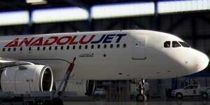 [A32NX] FlyByWire | Airbus A320neo AnadoluJet TC-JUF in 8k Livery thumbnail 2