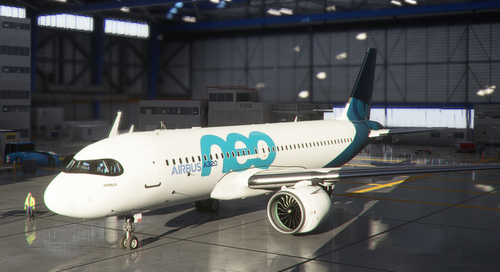 [A32NX] [FBW] A330House livery on A320Neo [8K] No text mirroring