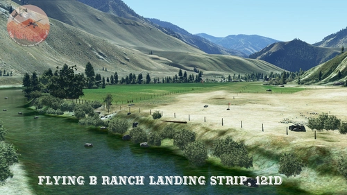 Flying B Ranch Landing Strip 12ID, Idaho, USA