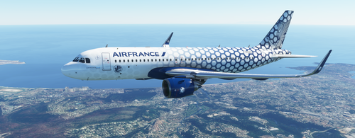 [A32NX] A320neo Air France fictitious concept livery 02