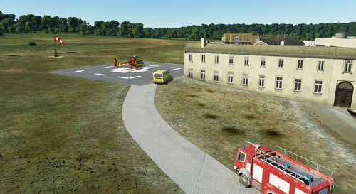 Helipad - Evreux hospital