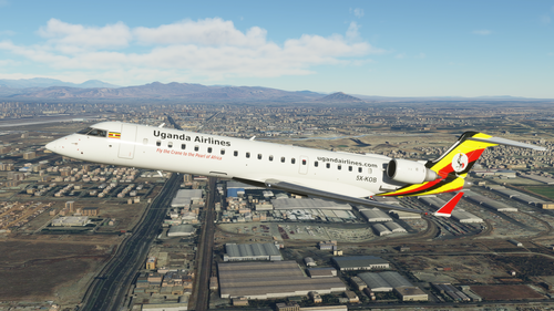 Uganda Airlines CRJ 700 - 8K