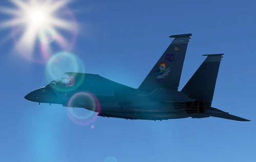 Rainbow Dash F-15E Eagle