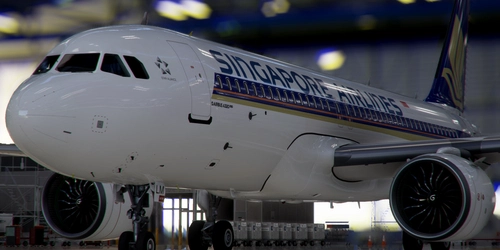 [A32NX] FlyByWire | Airbus A320neo Singapore 9V-SLM in 8k