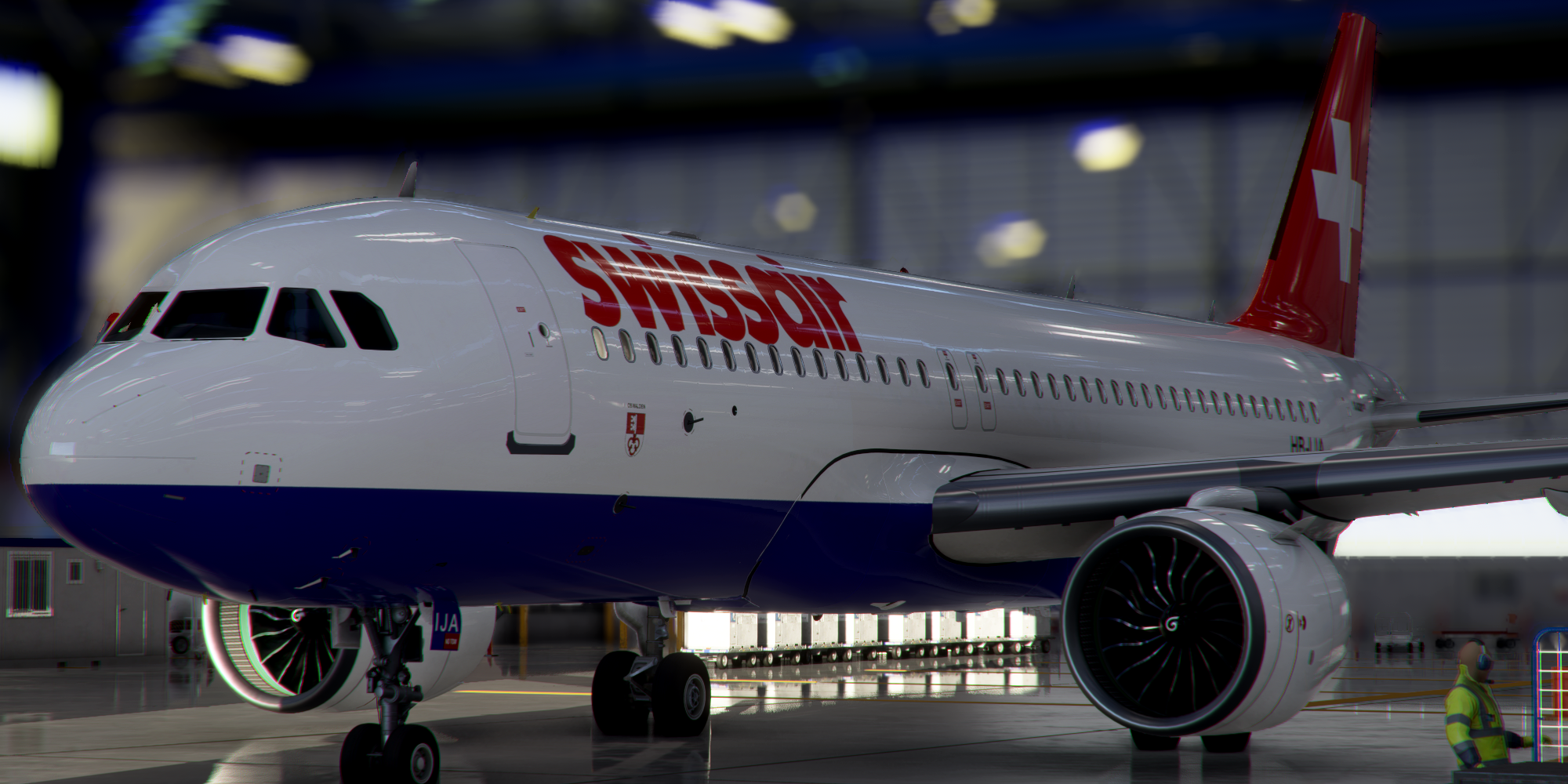 [A32NX] FlyByWire | Airbus A320neo Swissair HB-IJA in 8k Livery - Image 1