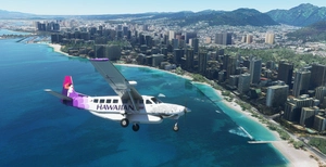Cessna 208B Grand Caravan Hawaiian Airlines [4K Fictional] thumbnail 4