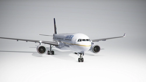 PMP Airbus A330-300 United old colors - fictional [4k]