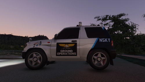 Mitsubishi Pajero - The Sky Lounge Ground Ops