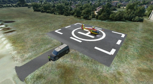 Helipad - Haguenau hospital
