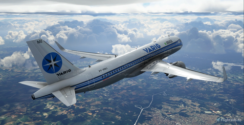 [A32NX] VARIG RETRO A320 | 8K