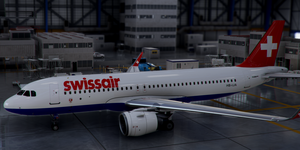 [A32NX] FlyByWire | Airbus A320neo Swissair HB-IJA in 8k Livery thumbnail 3