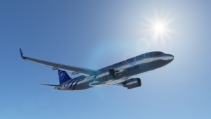 [A32NX] KLM Skyteam silver livery 8K thumbnail 7