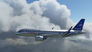 [A32NX] China Eastern Skyteam silver livery 8K thumbnail 3
