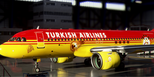 [A32NX] FlyByWire | Airbus A320neo Turkish TK-GSS Special in 4k Livery