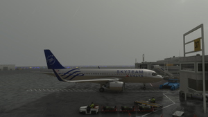 [A32NX] Delta Airlines Skyteam silver livery 8K thumbnail 10