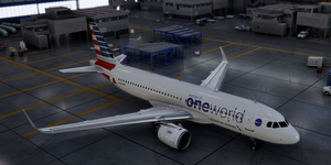 [A32NX] Airbus A320neo One World American Airlines N343AN in 8k thumbnail 7
