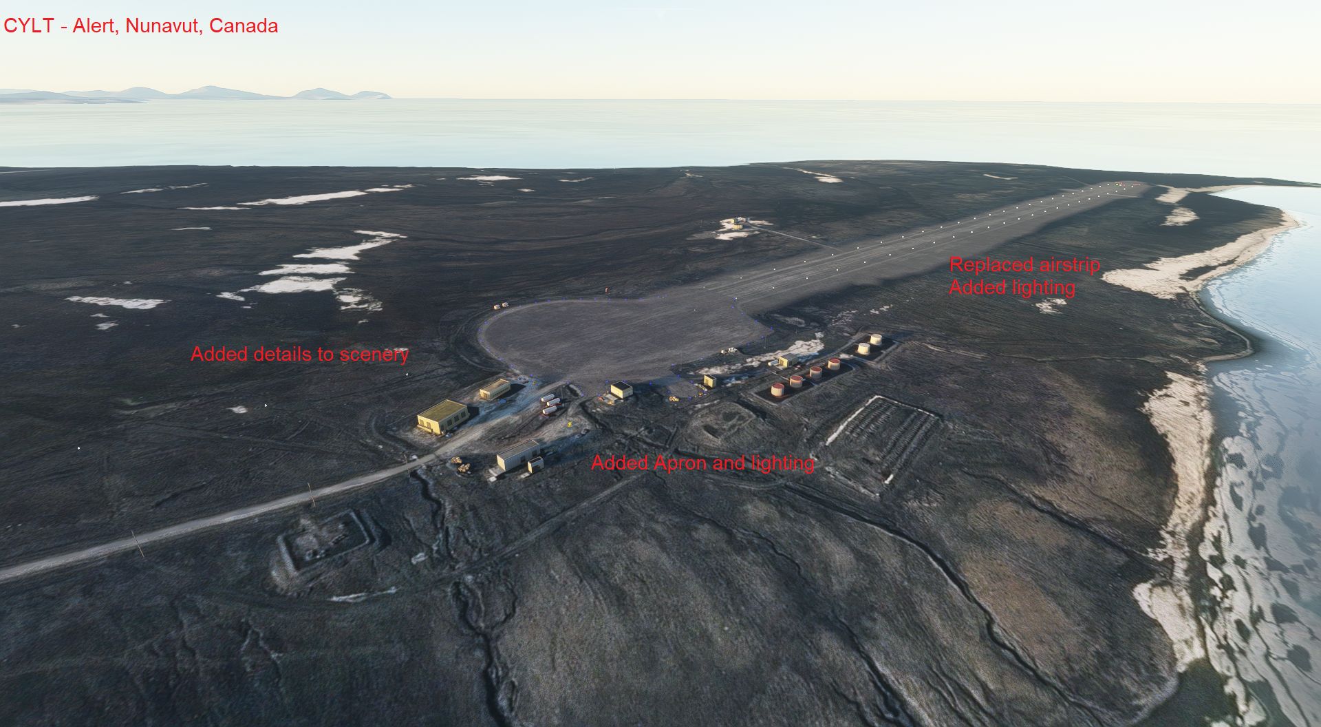 CYLT - Alert Nunavut Canada airport/scenery enhancement - Image 1
