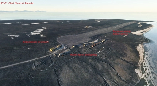 CYLT - Alert Nunavut Canada airport/scenery enhancement