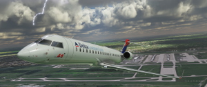 Aerosoft Bombardier CRJ-700 Delta Connection ASA "Colors in Motion" thumbnail 1