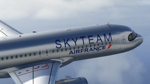 [A32NX] Air France Skyteam silver livery 8K thumbnail 5