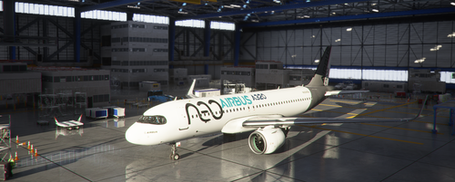 FlyByWire[A32NX] - AirbusNewHouseLivery - [8K] - No Text Mirroring