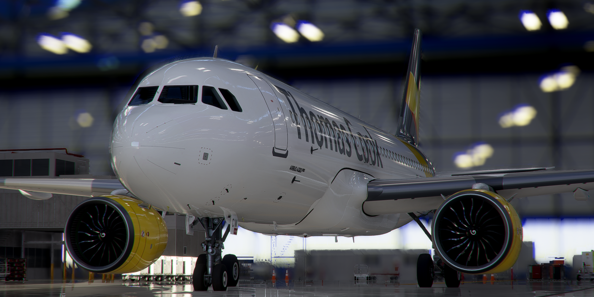 [A32NX] Airbus A320neo Thomas Cook OO-TCW in 8k - Image 1