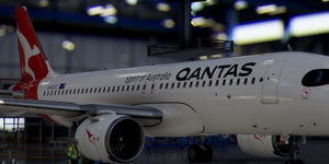 [A32NX] FlyByWire | Airbus A320neo Qantas Airways VH-EYE in 8k thumbnail 6