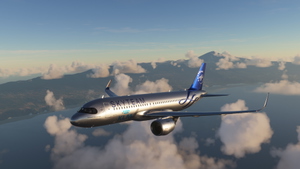 A320 KLM Skyteam silver livery 8K thumbnail 6
