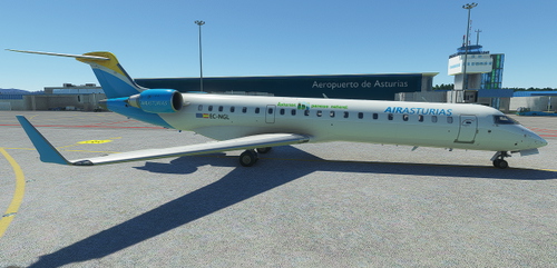 CRJ700 Aerosoft EC-NGL "Los Oscos" Air Asturias Va