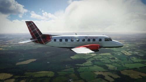NextGen Simulations EMB-110 Bandeirante Loganair Modern