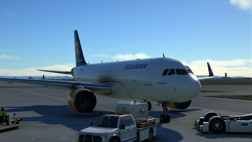 [A320 Neo] 8K Icelandair White Livery - Fictional (Version 1.0.0)