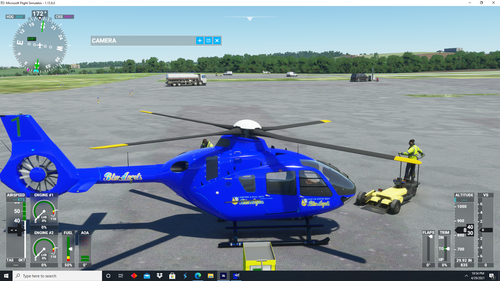 Airbus H135 blue angels livery