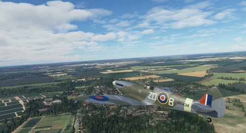 Supermarine Spitfire Mk.IX No 222 Squadron ZD-B MH434