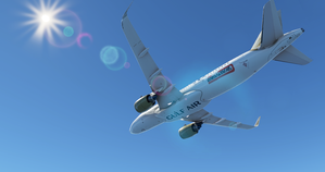 [A32NX] | [8K] Gulf Air (A9C-TA) Very Detailed Clean/Dirty Version thumbnail 3