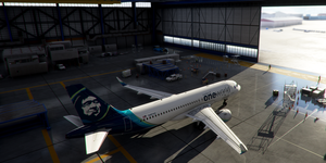 [A32NX] Airbus A320neo One World Alaska Airlines N487AS in 8k thumbnail 5