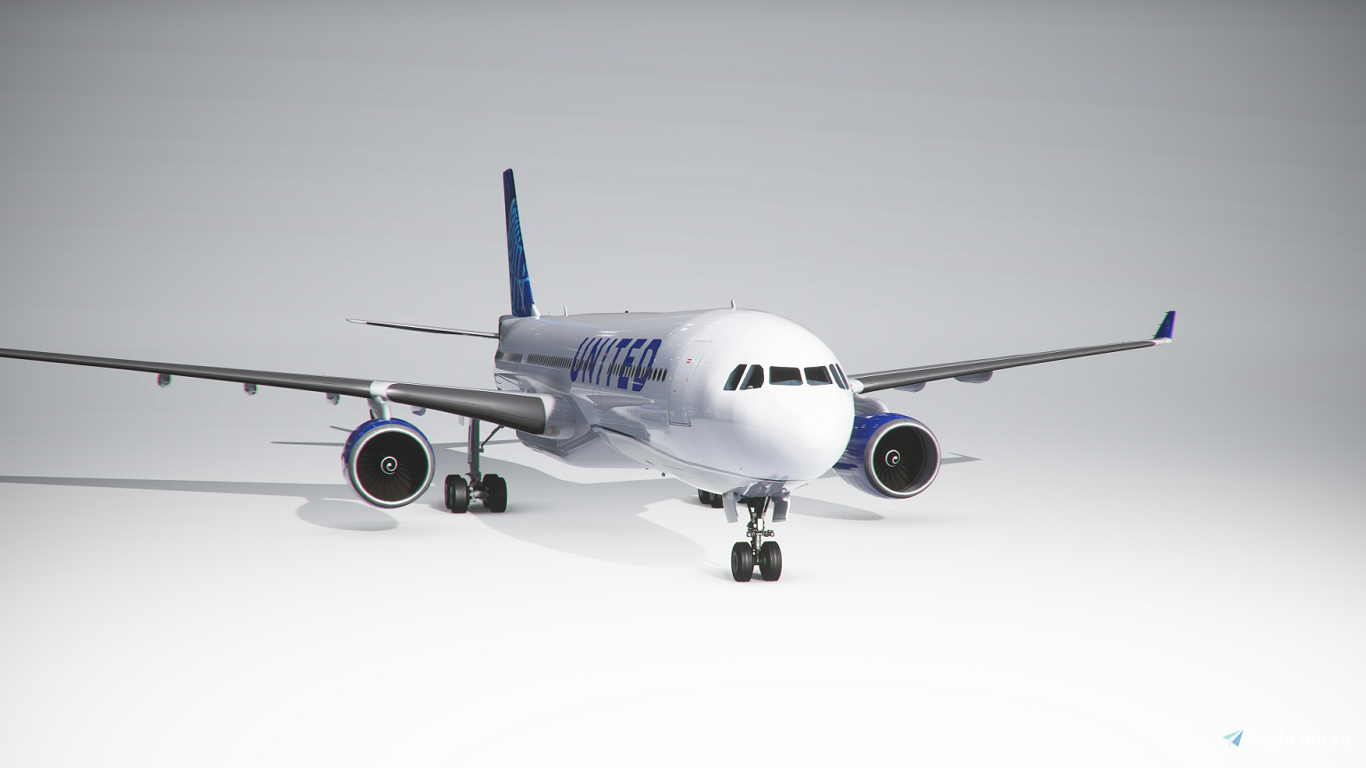 PMP Airbus A330-300 United new colors - fictional [4k] - Image 1