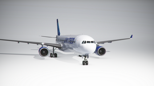 PMP Airbus A330-300 United new colors - fictional [4k]