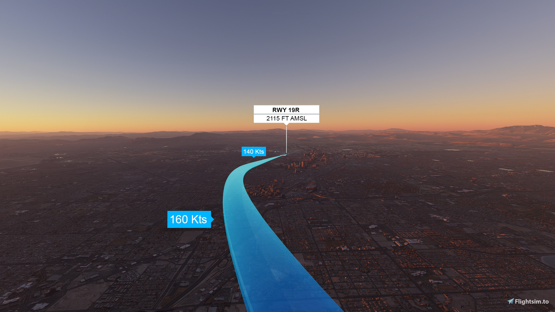 Las Vegas McCarran Sunrise Landing (KLAS) A320/A32NX - Image 1