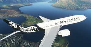Air New Zealand "white" (FIRST INCREASED DETAILS) CaptainSim 777-200ER thumbnail 1