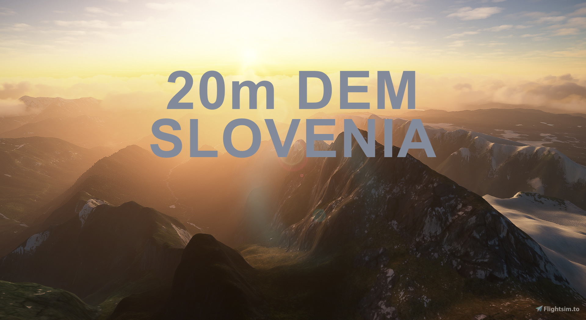 SLOVENIA 20m DEM - High Resolution Terrain Elevation Data from LIDAR Imaging - Image 1